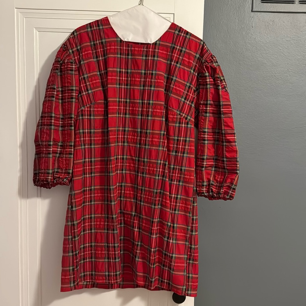 J Crew holiday tartan dress